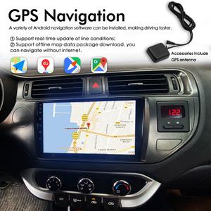 Radio para Auto con Android 13 y Voz AI, 8+128GB, GPS para KIA RIO 2011-2015, Reproductor Multimedia, Video, CarPlay Inalámbrico, Navegación, Estéreo 2Din - Product Image 2
