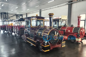 Large Capacity Trackless Amusement <b>Train</b> | Adult Entertainment Vehicle for Parks - Product Image 3