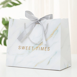 Marble Pattern <b>White</b> Card <b>Gift</b> <b>Bag</b> Offset Printing for Clothing Store Tote <b>Bags</b> <b>Gift</b> <b>Bags</b> for Small Business Small <b>Gift</b> <b>Bags</b> - Product Image 6