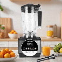 Licuadora Eléctrica Multifuncional de 6L, Licuadora Industrial para Jugos de Frutas y Alimentos, Potente Licuadora con Pantalla Táctil Programable
