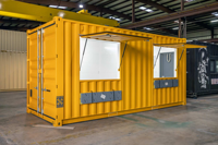 UVO 20ft Cafe Cube Standard Prefab Modular Shop |   Bar à café mobile hautement personnalisable de 18 m² - Boutique de vente au détail en conteneur amovible