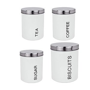 <strong>Set</strong> <strong>of</strong> 3 Coffee <strong>Canister</strong> <strong>Set</strong> Air-tight Kitchen Stainless Steel Metal Storage Box/<strong>canister</strong>/bin - Product Image 2