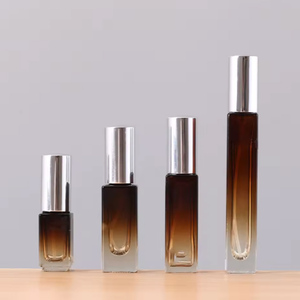 Botella de Spray Cuadrada de 3ml 5ml 10ml, Botella Dispensadora de Vidrio para Productos de Cuidado de la Piel, Botella de Perfume con Degradado Marrón - Product Image 5