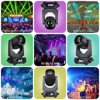 Beam311 Prismes lumineux mobiles haute luminosité B22 RGBW Effets d'éclairage de scène avec corps de lampe en fer de contrôle DMX512