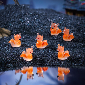 Adornos de pato en miniatura de resina que brillan en la oscuridad para Halloween, pequeñas figuras de pato para jardín, paisaje y casa de muñecas - Product Image 2