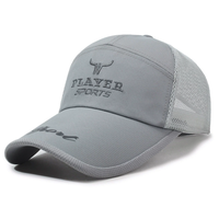 Gorra de Béisbol Deportiva Unisex de Malla Curva, Estilo Verano, Transpirable, Impermeable, Protección Solar para Exteriores con Hebilla Metálica