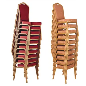 Stacking Banquet Dining Chair Event Meeting Chair Hotel Banquet Chair Made by aluminum Powder Coating Finish