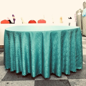 Khăn Trải Bàn Đám Cưới Tiệc Tùng Bằng Polyester Có Thể Giặt Được Hình Tròn 305Cm Khăn Trải Bàn - Product Image 4