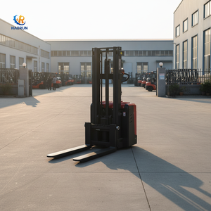 HaoRun CDD20 Semi-Electric Hydraulic Lift Stacker Lead-Acid Battery 1150x160x50 Fork Dimensions Portable Indoor Use - Product Image 4