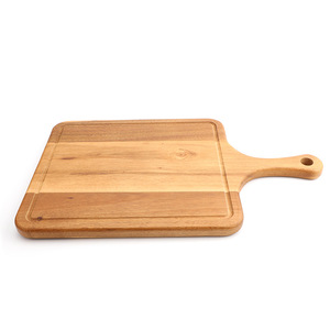 Planche à découper en bois d'acacia rectangulaire de 2 cm d'épaisseur avec poignée de suspension pour la préparation de steaks, sushis et pizzas - Product Image 2