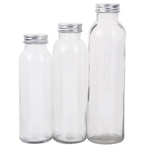 Großhandel leer 50ml 200ml 500ml transparente Glass aft Getränke flasche mit Aluminium kappe <span class=keywords><strong>Whisky</strong></span> flaschen - Product Image 2