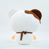 Oreiller en peluche de hamster - Nouveau coussin d'animal de dessin animé mignon pour le repos et la décoration de la pièce, poupée en peluche douce
