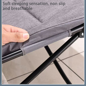 Lit de camping pliable compact ultraléger en métal moderne - Product Image 2