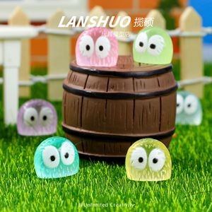 เรซิ่นแลนโช ตัวการ์ตูนตาโตเรืองแสงในที่มืด ไฟกลางคืนขนาดเล็ก DIY เครื่องประดับ พวงกุญแจ อุปกรณ์งานฝีมือ - Product Image 3
