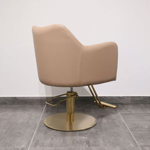 K High-End Vintage Men's Barbershop Chair <b>Synthetic</b> <b>Leather</b> Hair Cutting Salon Chair with Oil Head for Professional Hair Salon - Product Image 4