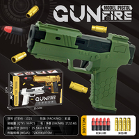Offre Spéciale enfants manuel Gecko balle molle jouet pistolet garçons mousse Blaster avec coque en plastique balle molle