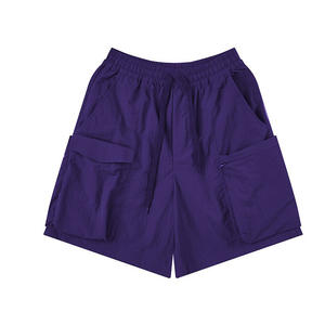 Printemps été nouveaux hommes 100% Nylon poche Shorts séchage rapide respirant vêtements de travail en plein air cordon taille moyenne Shorts - Product Image 3