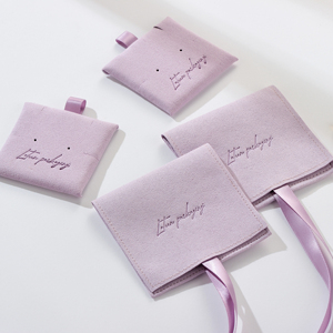 Personalized Custom Logo Blue Purple Cardboard Sliding Drawer Jewelry Packaging <b>Gift</b> Box with <b>Envelope</b> Pouches - Product Image 6