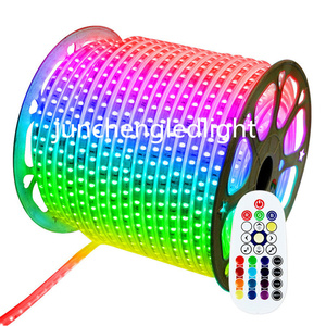 110V <span class=keywords><strong>10Mm</strong></span> Chiều Rộng 60Leds DC110V Ip65 Phổ Biến <span class=keywords><strong>Cathode</strong></span> <span class=keywords><strong>RGB</strong></span> SMD 5050 Flex Linh Hoạt 220V 120V Dải Đèn <span class=keywords><strong>Led</strong></span> - Product Image 4