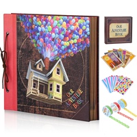 Album de scrapbooking Our Adventure, 60 pages, grande maison de ballons, 12x12 pouces