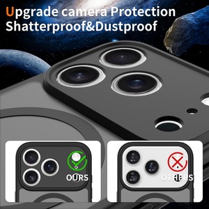 Senyork high quality strong magnet magnetic <b>charging</b> matte hard phone <b>case</b> for iPhone 17Air 16E 15 pro max back cover - Product Image 3