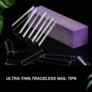Long Square Soft Gel Nail Extension Tips Artificial Fingernails for Salon Manicure Beauty - Product Image 4