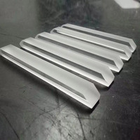 Piezas de Cuarzo Fundido de Alta Calidad con Orificios Pequeños, Barra Ranurada de Diseño Elegante, Corte, Doblado, Soldadura, Forma Circular, Certificación ROHS, Láser