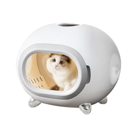 Machine de séchage de toilettage de poils d'animaux entièrement automatique Boîte de sèche-chat professionnelle Salle de séchage pour animaux de compagnie Sèche-cheveux pour animaux de compagnie