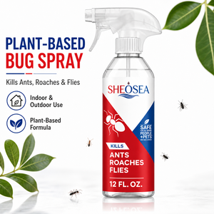 <span class=keywords><strong>Spray</strong></span> Natural Seguro <span class=keywords><strong>para</strong></span> el Control de Plagas SHEOSEA 12oz, Elimina Rápidamente Hormigas/<span class=keywords><strong>Cucarachas</strong></span>/Moscas en Interiores/Exteriores, Aroma Fresco Suave, Fácil de Agitar - Product Image 2