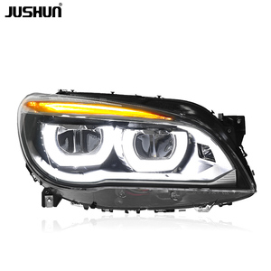 Système d'éclairage automobile JUSHUN, phares LED pour <span class=keywords><strong>BMW</strong></span> Série 7 F01 F02 09-15, signal dynamique LED, augmentation de la luminosité de 300% - Product Image 2
