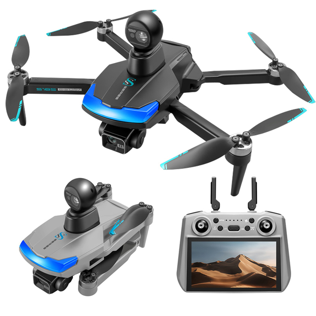 S185 Mini Drone WiFi FPV Foldable Obstacle Avoidance Optical Flow Positioning RC Quadcopter Dron Toy
