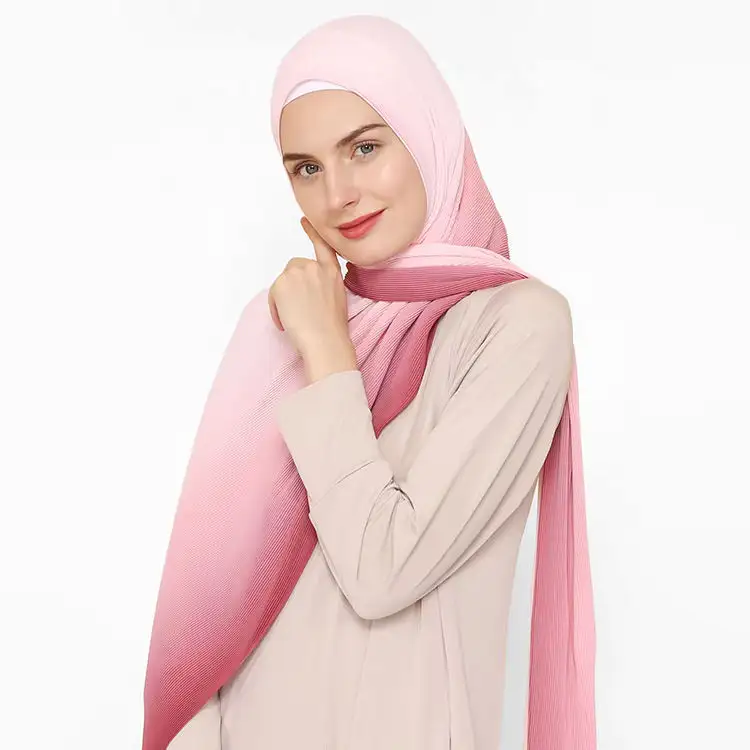 Muslim Chiffon Long Hijab Scarf Islamic Muslim hijab scarf Women Head Wrap Instant For Woman