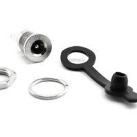 Adaptateur de prise d'alimentation DC femelle à montage sur panneau fileté 5,5x2,1 mm