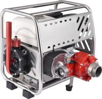 Bomba de Agua a Gasolina de Emergencia Timecore WBS-W18/5.5-4DS-2, 1.8MPa, 5.5HP, 390L/min, Bomba Centrífuga de Dos Etapas para Incendios