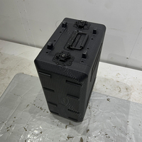 Boîtier d'amplificateur de puissance rembourré en plastique HDPE PE détachable, profondeur du corps 260 mm 390 mm, rack 19 pouces, flight cases