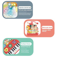 Hot Selling Kids Multifunction Piano Keyboard Toddler Musical Instruments Enlightenment Musical Piano Toys Set