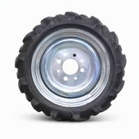 Pneu plein / 5.00-10 / Pneu en caoutchouc plein / Micro-cultivateur / Tracteur / Cultivateur / Jante en acier / Anti-crevaison / Sans chambre à air