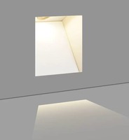 Luminaire d'escalier encastré sans cadre, pour intérieur, IP20, avec détecteur de mouvement, pour lampe murale, 3W LED, éclairage de marche.