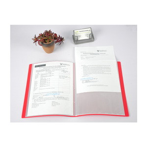 0.04mm <span class=keywords><strong>FC</strong></span> Kích thước túi chất kết dính với tay áo nhựa 8.5x11 nhiệm vụ nặng nề danh mục đầu tư nghệ thuật thư mục với tấm bảo vệ rõ ràng - Product Image 3