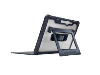 Casing Tablet Anti Jatuh dengan Tali Pegangan, Penyangga Anti Guncangan, Bagian Bawah TPU Transparan untuk Microsoft Surface Pro 12 Inci 2025