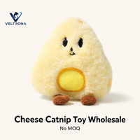 Jouet en peluche en forme de fromage à la catnip, peluche douce en forme de larme pour chat, accessoires interactifs pour le jeu et la câlin, vente en gros