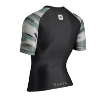 Rashguard personnalisé extensible 4 directions, Rashguard MMA, Rushguard BJJ, Rashguard MMA OEM pour femmes, Rashguard à manches courtes, Vêtements de combat