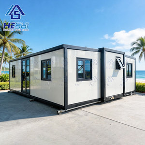 บ้านคอนเทนเนอร์สำเร็จรูปขนาด 40 ฟุต 20 ฟุต ขยายได้ พร้อมอยู่อาศัย 1 2 3 4 5 ห้องนอน สไตล์โมเดิร์น ขาย บ้านเคลื่อนที่ บ้านพักสำหรับผู้สูงอายุ - Product Image 1
