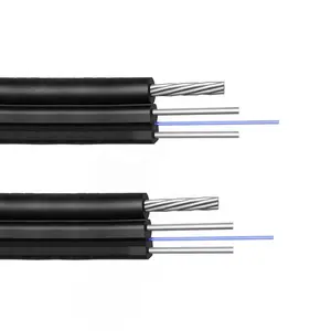 1 núcleo G657A fibra autoportante FTTH Cable de caída