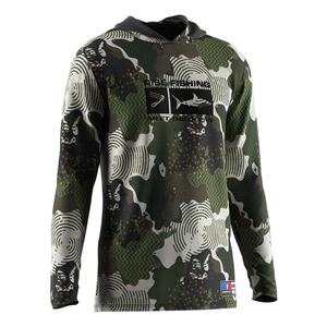 Camisetas de Pesca con Capucha de Secado Rápido para Verano, Sublimadas, OEM/ODM, para Torneos de Surfcasting - Product Image 3