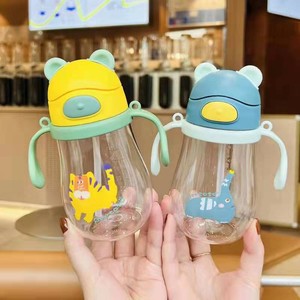Gobelet à bec verseur en plastique PC en forme de gourde pour bébé, avec poignée, sans BPA, design de dessin animé, pour enfants de 1 à 2 ans - Product Image 3