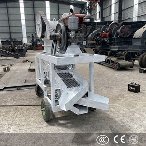 Mini-concasseur à mâchoires mobile économique pour minerai d'or, alimenté au diesel, avec crible, à vendre en Afrique du Sud - Product Image 2