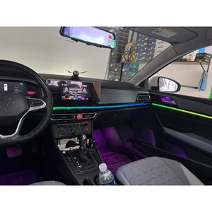 ชุดไฟตกแต่งภายในรถยนต์แบบกำหนดเองสำหรับ Volkswagen Lavida Plus 2023-2025 Symphony LED ไฟบรรยากาศแผงหน้าปัดและประตู ผลิตจากโรงงาน - Product Image 3