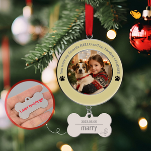 <b>Custom</b> Pet Photo Acrylic Keychain, Anti-Lost <b>Tag</b>, Bag Charm & Pet Collar Pendant, Gift for Furry Friends, Promotional Key Ring - Product Image 6