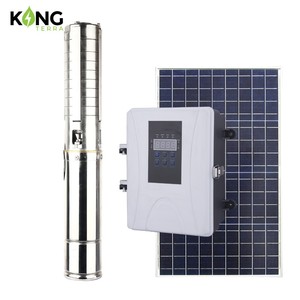 110V DC giếng sâu chìm 50 mét bơm năng lượng mặt trời 4inch 1100 Wát cao 2HP thép không gỉ 50 mét giếng sâu bơm chìm - Product Image 1